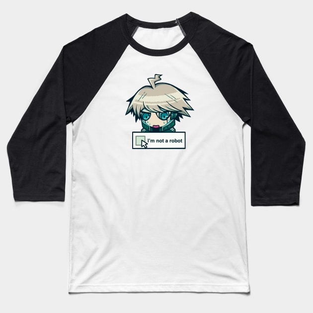 Kiibo (I'm not a robot) Baseball T-Shirt by OkiComa